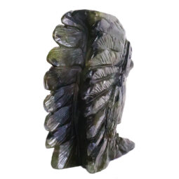 Labradorite Warrior Bust Carving B915 | Crystal Factory