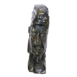 Labradorite Warrior Bust Carving B916 | Crystal Factory