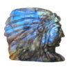 Labradorite Warrior Bust Carving B916 | Crystal Factory