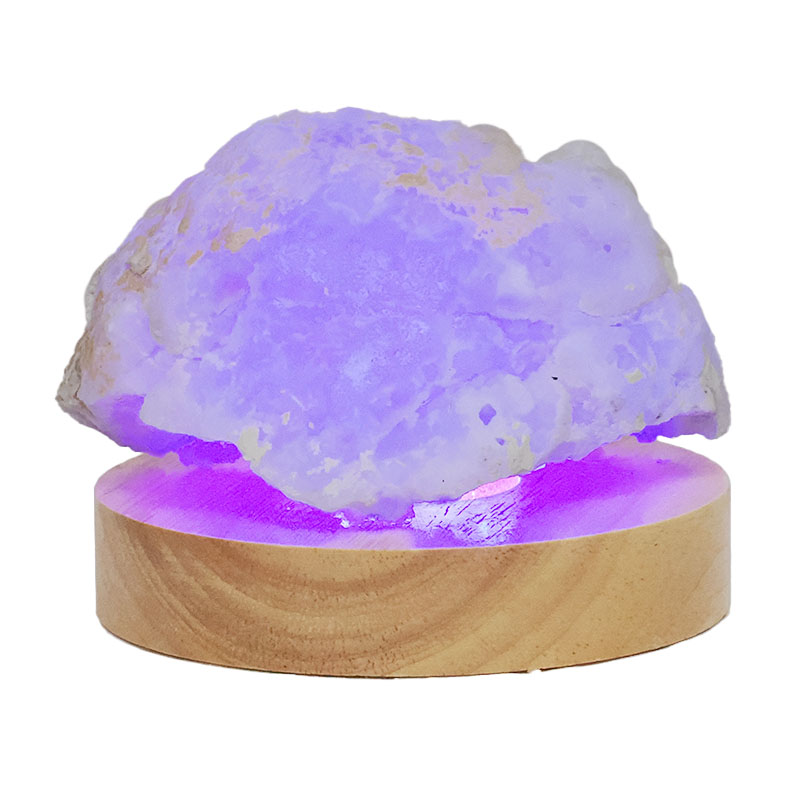 Mini Calcite Cluster With Multicolour LED Large Light Base V79 3 Mini Calcite Cluster With Multicolour LED Large Light Base V79 | Crystal Factory