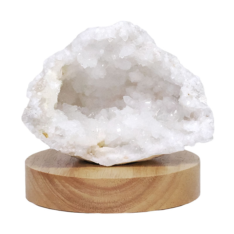 Mini Calcite Cluster With Multicolour LED Large Light Base V79 4 Mini Calcite Cluster With Multicolour LED Large Light Base V79 | Crystal Factory