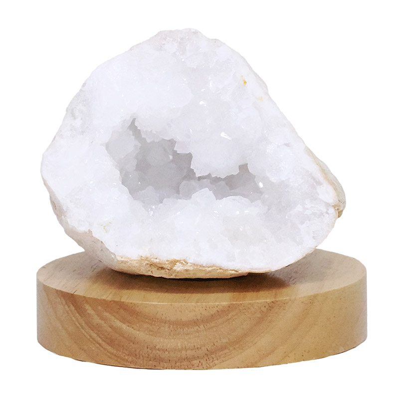 Mini Calcite Cluster With Multicolour LED Large Light Base V80 4 Mini Calcite Cluster With Multicolour LED Large Light Base V80 | Crystal Factory