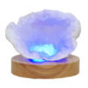 Mini Calcite Cluster With Multicolour LED Large Light Base V81 2 Mini Calcite Cluster With Multicolour LED Large Light Base V81 | Crystal Factory