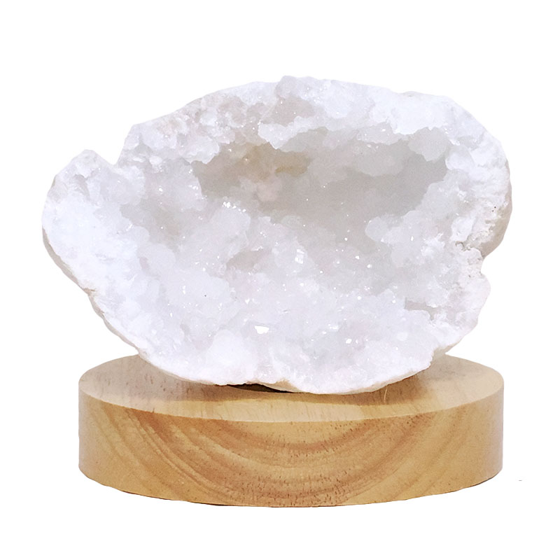 Mini Calcite Cluster With Multicolour LED Large Light Base V81 4 Mini Calcite Cluster With Multicolour LED Large Light Base V81 | Crystal Factory