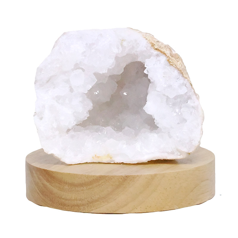 Mini Calcite Cluster With Multicolour LED Large Light Base V83 4 Mini Calcite Cluster With Multicolour LED Large Light Base V83 | Crystal Factory