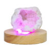 Mini Calcite Cluster With Multicolour LED Large Light Base V84 1 Mini Calcite Cluster With Multicolour LED Large Light Base V84 | Crystal Factory