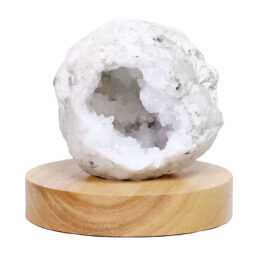 Mini Calcite Cluster With Multicolour LED Large Light Base V89 | Crystal Factory
