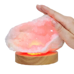 Mini Calcite Cluster With Multicolour LED Large Light Base X449 9 Mini Calcite Cluster With Multicolour LED Large Light Base X449 | Crystal Factory
