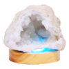 Mini Calcite Cluster With Multicolour LED Large Light Base X453 1 Mini Calcite Cluster With Multicolour LED Large Light Base X453 | Crystal Factory