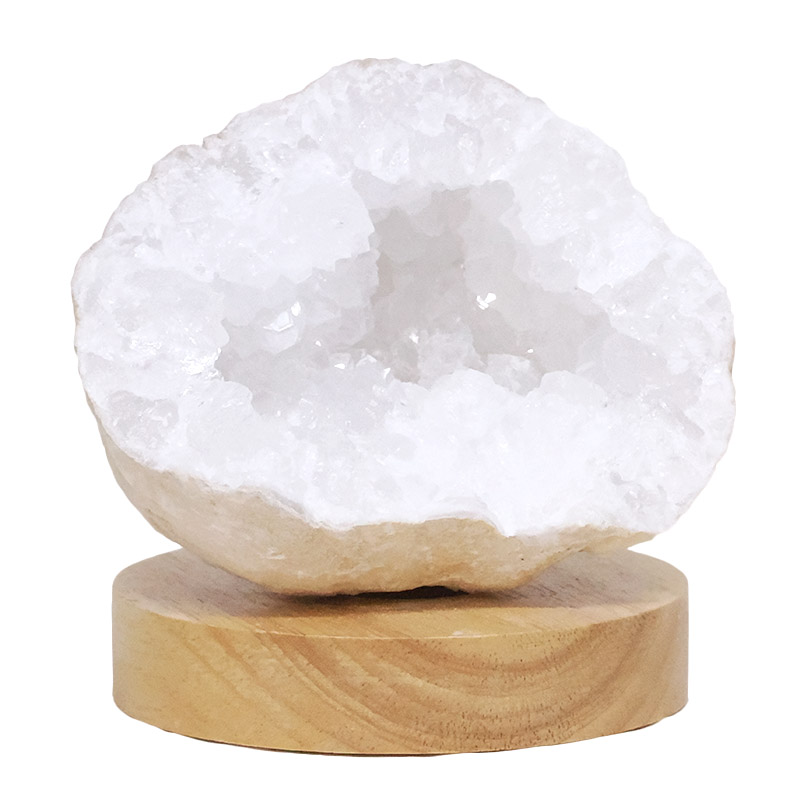 Mini Calcite Cluster With Multicolour LED Large Light Base X455 4 Mini Calcite Cluster With Multicolour LED Large Light Base X455 | Crystal Factory