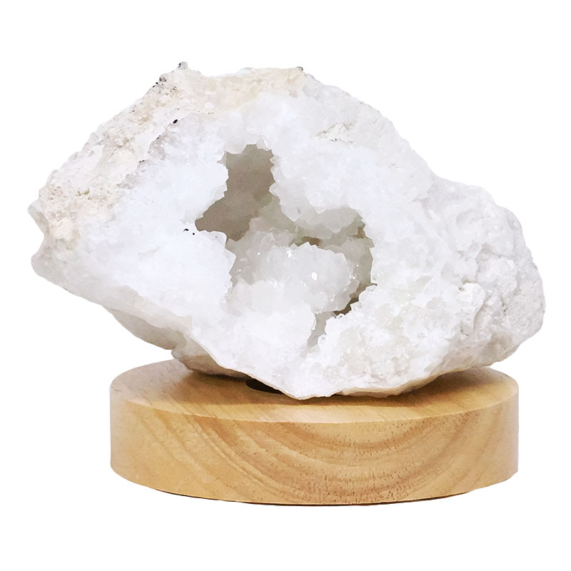 Mini Calcite Cluster With Multicolour LED Large Light Base X457 4 Mini Calcite Cluster With Multicolour LED Large Light Base X457 | Crystal Factory