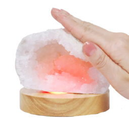 Mini Calcite Cluster With Multicolour LED Large Light Base X464 9 Mini Calcite Cluster With Multicolour LED Large Light Base X464 | Crystal Factory