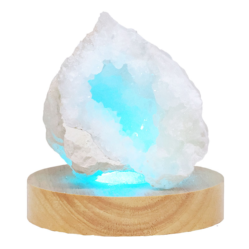 Mini Calcite Cluster With Multicolour LED Large Light Base X465 3 Mini Calcite Cluster With Multicolour LED Large Light Base X465 | Crystal Factory