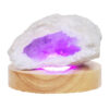 Mini Calcite Cluster With Multicolour LED Large Light Base X466 1 Mini Calcite Cluster With Multicolour LED Large Light Base X466 | Crystal Factory