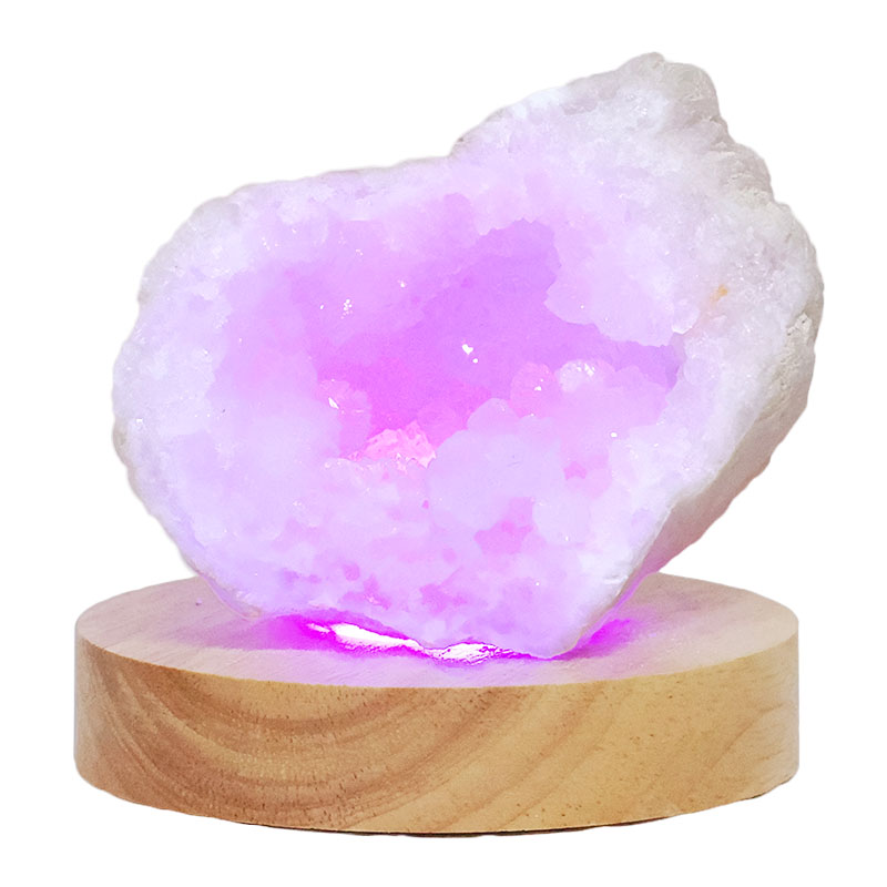 Mini Calcite Cluster With Multicolour LED Large Light Base X470 3 Mini Calcite Cluster With Multicolour LED Large Light Base X470 | Crystal Factory