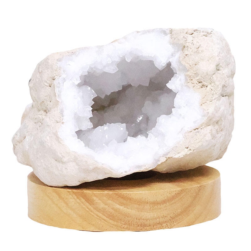Mini Calcite Cluster With Multicolour LED Large Light Base X475 5 Mini Calcite Cluster With Multicolour LED Large Light Base X475 | Crystal Factory
