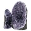 Amethyst Polished Crystal Geode Specimen Set 2 Pieces P2218 | Crystal Factory