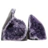 Amethyst Polished Crystal Geode Specimen Set 2 Pieces P2226 | Crystal Factory