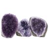 2.3kg Amethyst Polished Crystal Geode Specimen Set 3 Pieces P2235 2 Amethyst Polished Crystal Geode Specimen Set 3 Pieces P2235 | Crystal Factory