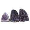 2.4kg Amethyst Polished Crystal Geode Specimen Set 3 Pieces P2236 1 Amethyst Polished Crystal Geode Specimen Set 3 Pieces P2236 | Crystal Factory