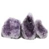 2.8kg Amethyst Polished Crystal Geode Specimen Set 3 Pieces P2237 1 Amethyst Polished Crystal Geode Specimen Set 3 Pieces P2237 | Crystal Factory