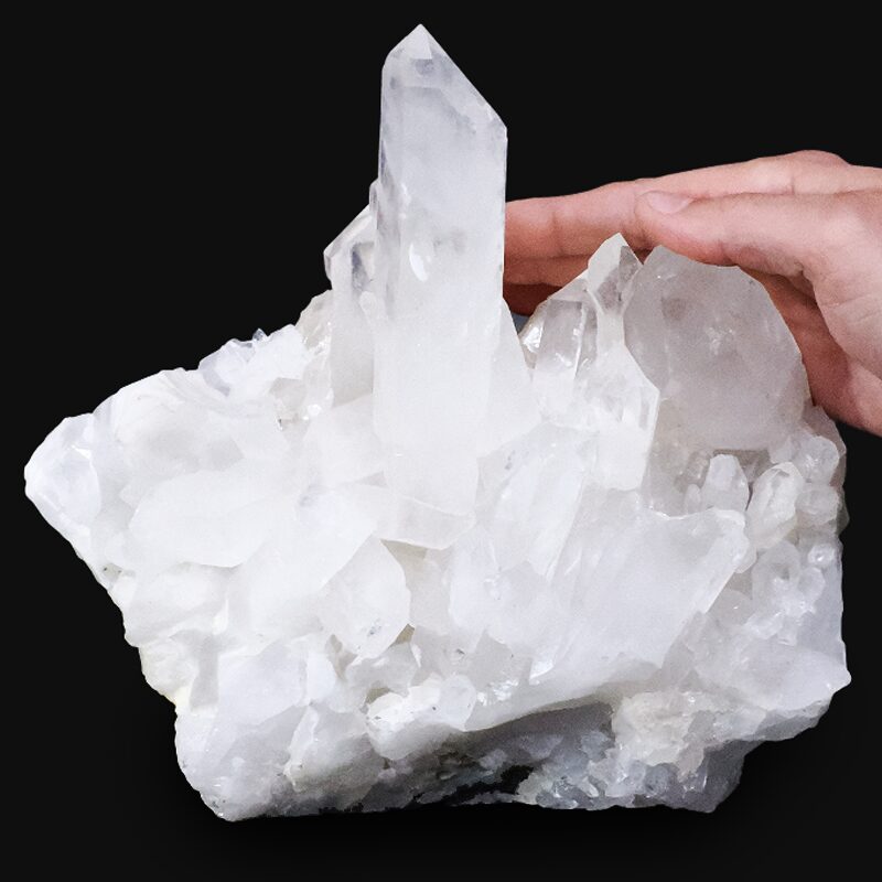 4.3kg Clear Quartz Cluster S1717 4 Clear Quartz Cluster S1717 | Crystal Factory