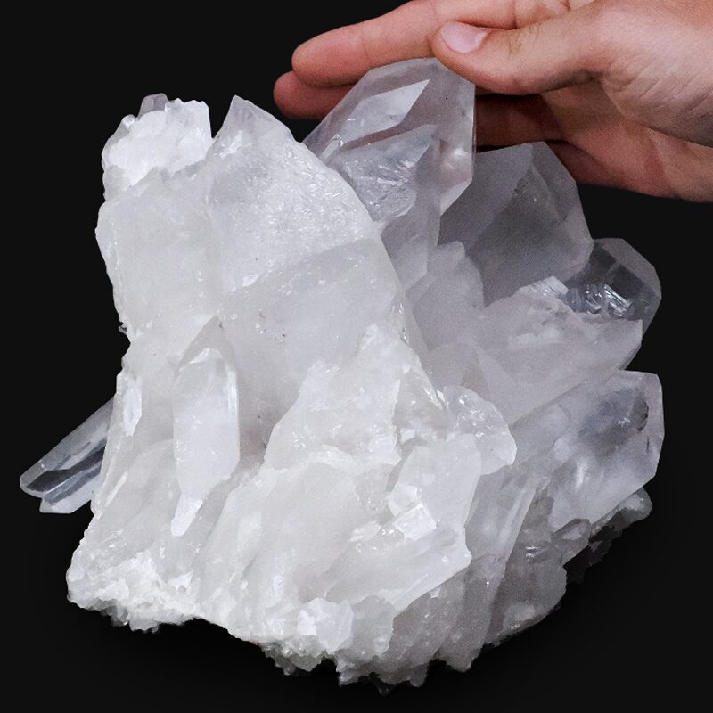 4.3kg Clear Quartz Cluster S1723 4 Clear Quartz Cluster S1723 | Crystal Factory