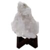 3.7kg Natural Clear Quartz Specimen on Timber Stand 8cm S1725 2 Natural Clear Quartz Specimen on Timber Stand 8cm S1725 | Crystal Factory