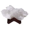 Natural Clear Quartz Specimen on Timber Stand 8cm S1732 | Crystal Factory