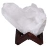Natural Clear Quartz Specimen on Timber Stand 8cm S1733 | Crystal Factory