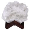Natural Clear Quartz Specimen on Timber Stand 8cm S1736 | Crystal Factory