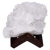 Natural Clear Quartz Specimen on Timber Stand 8cm S1739 | Crystal Factory