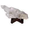 Natural Clear Quartz Specimen on Timber Stand 8cm S1740 | Crystal Factory