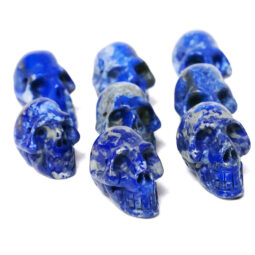 Lapis Lazuli Tiny Skull Bead 13 Lapis Lazuli Tiny Skull Bead | Crystal Factory