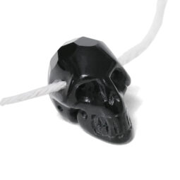 Obsidian Tiny Skull Bead 14 Obsidian Tiny Skull Bead | Crystal Factory