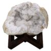 Calcite Geode on Timber Stand 12cm S1757 | Crystal Factory