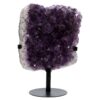 Amethyst Druze Cluster on Rotating Stand T3296 | Crystal Factory