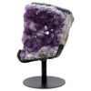 Amethyst Druze Cluster on Rotating Stand T3297 | Crystal Factory