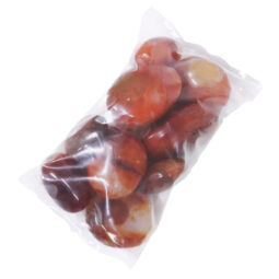 Madagascar Carnelian Palm Stones 1kg Parcel | Crystal Factory