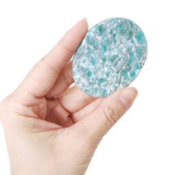 Madagascar Graphical Amazonite Smooth Stones 500g Parcel 12 Madagascar Graphical Amazonite Smooth Stones 500g Parcel | Crystal Factory