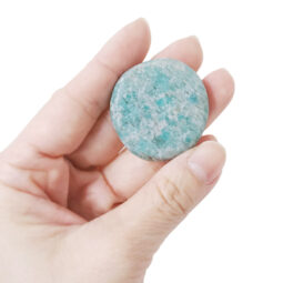 Madagascar Graphical Amazonite Smooth Stones 500g Parcel 13 Madagascar Graphical Amazonite Smooth Stones 500g Parcel | Crystal Factory