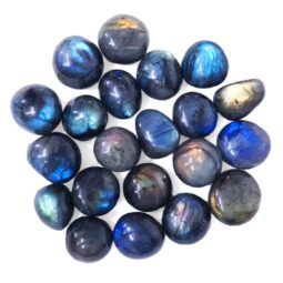 Madagascar Labradorite Tumbled Stones 500g Parcel | Crystal Factory