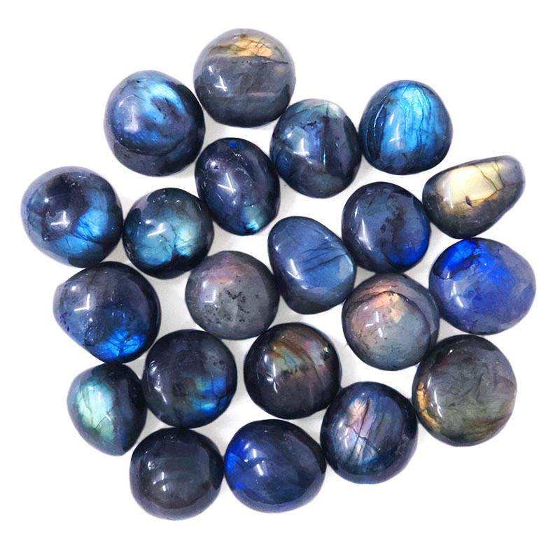 Madagascar Labradorite Tumbled Stones 500g Parcel 3 Madagascar Labradorite Tumbled Stones 500g Parcel | Crystal Factory