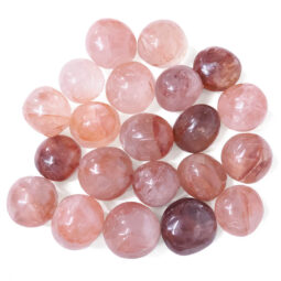Madagascar Fire Quartz (Red Hematoid) Tumbled Stones 500g Parcel | Crystal Factory