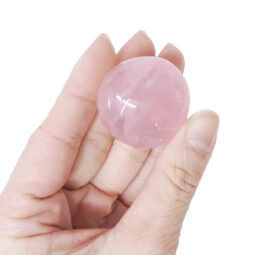 Madagascar Rose Quartz Tumbled Stones 500g Parcel | Crystal Factory