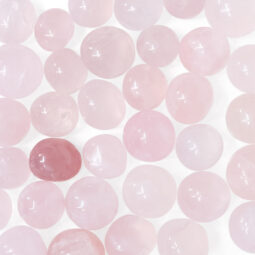 Madagascar Rose Quartz Tumbled Stones 500g Parcel | Crystal Factory
