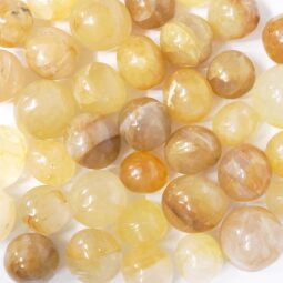 Madagascar Yellow Hematoid Quartz Tumbled Stones 500g Parcel 12 Madagascar Yellow Hematoid Quartz Tumbled Stones 500g Parcel | Crystal Factory