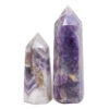 1.44kg Madagascar Chevron Amethyst Terminated Point Set 2 Pieces R713 2 Madagascar Chevron Amethyst Terminated Point Set 2 Pieces R713 | Crystal Factory