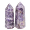 1.76kg Madagascar Chevron Amethyst Terminated Point Set 2 Pieces R719 2 Madagascar Chevron Amethyst Terminated Point Set 2 Pieces R719 | Crystal Factory