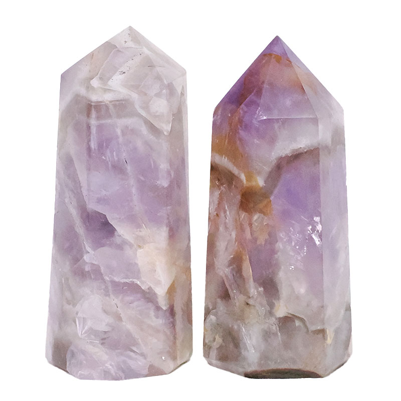 1.27kg Madagascar Chevron Amethyst Terminated Point Set 2 Pieces R723 3 Madagascar Chevron Amethyst Terminated Point Set 2 Pieces R723 | Crystal Factory